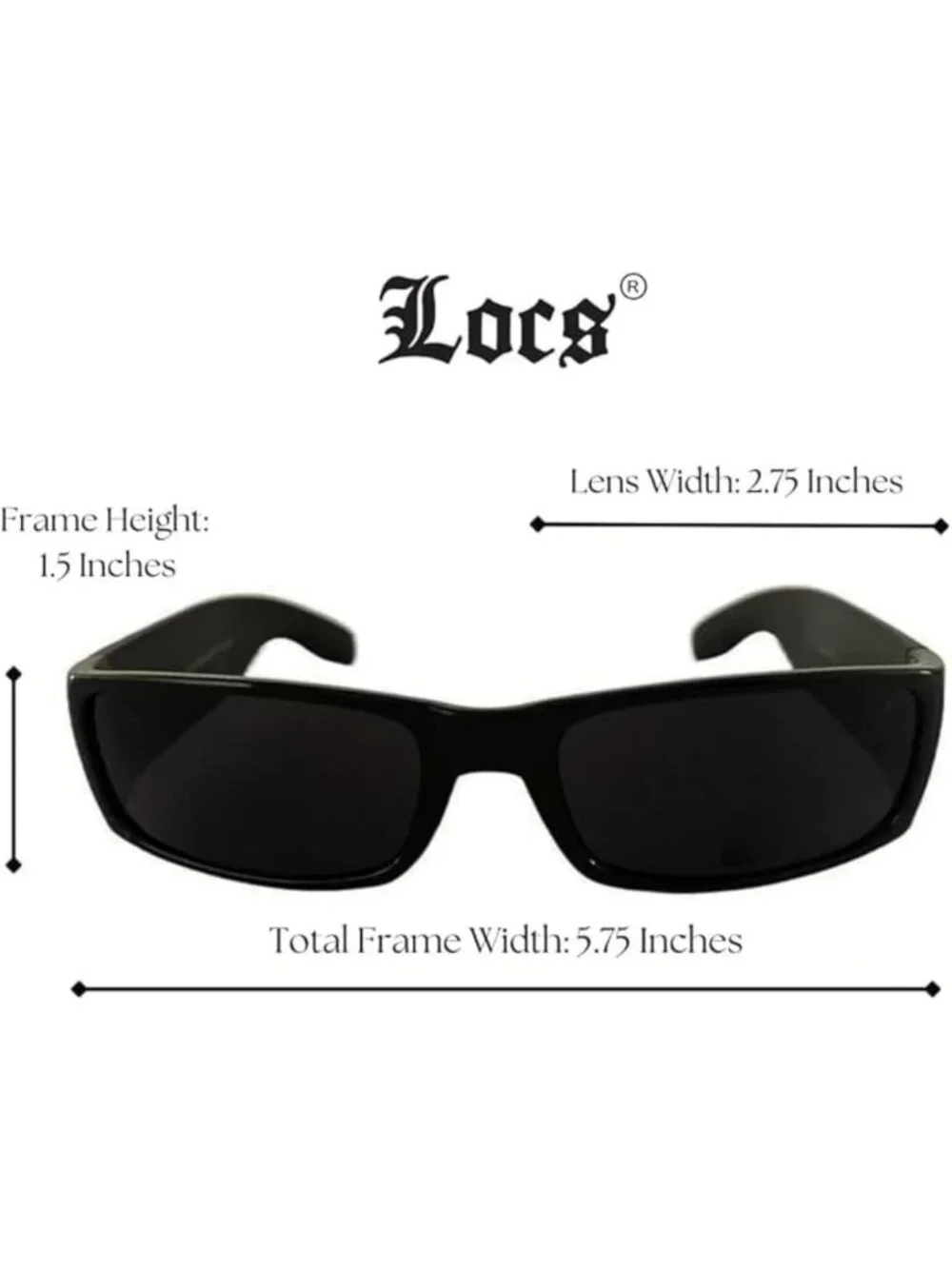 Stylish Men's Gangster Sunglasses with Bandana Print - Trendy Locs Eyewear